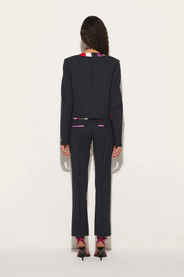 Jackets Women PUCCI IridePrint Pinstripe Jacket