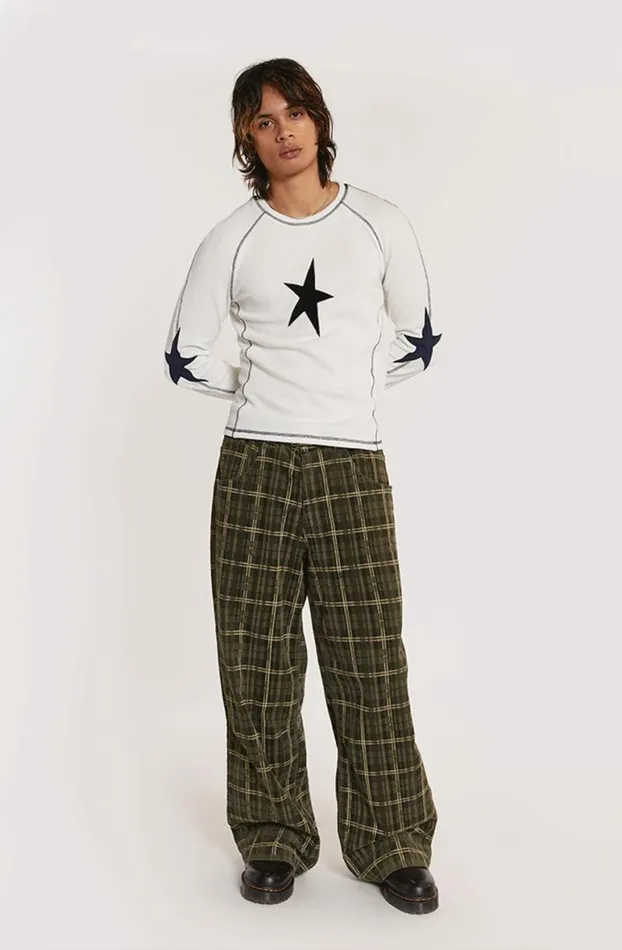 Jeans Men Jaded London Brooklyn Cord Baggy Jeans