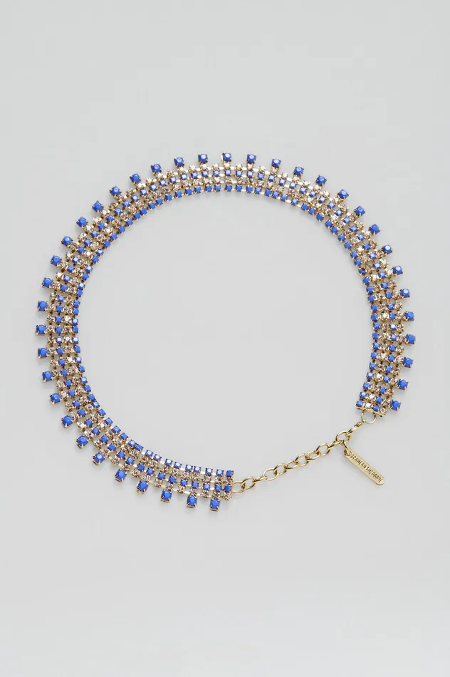 Jewelry OPAL STRASS CHOKER CORNFLOWER Scanlan Theodore Women Jewelry OPAL STRASS CHOKER CORNFLOWER Scanlan Theodore Women