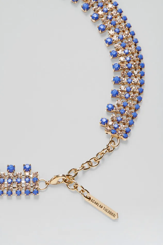 Jewelry OPAL STRASS CHOKER CORNFLOWER Scanlan Theodore Women Jewelry OPAL STRASS CHOKER CORNFLOWER Scanlan Theodore Women