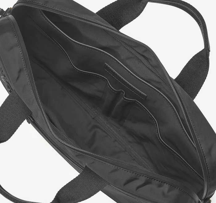 Johnston and Murphy Backpacks and Briefcases Men Hudson Waterproof Briefcase Black