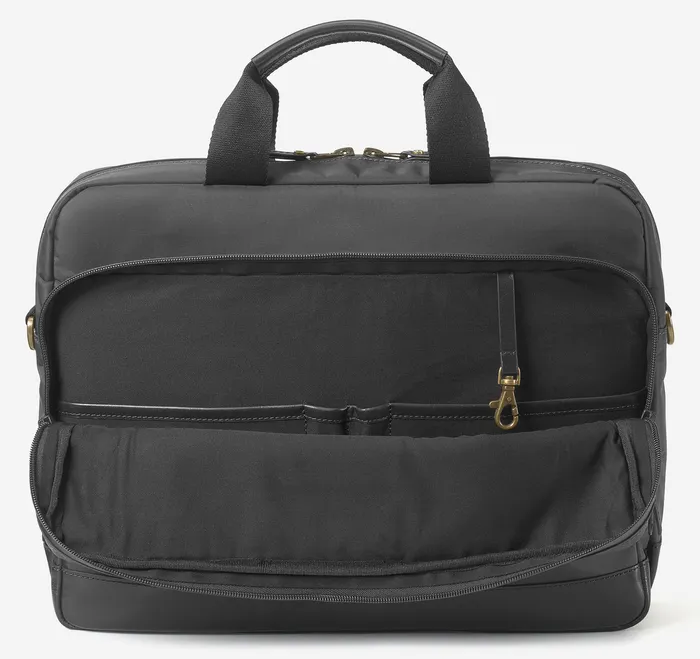 Johnston and Murphy Backpacks and Briefcases Men Hudson Waterproof Briefcase Black
