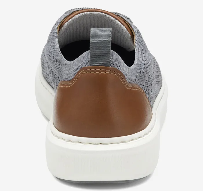Johnston and Murphy Sneakers Men Anders Knit UThroat Gray Knit