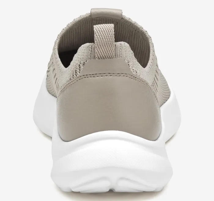 Johnston and Murphy Sneakers Women Escape Knit LaceUp Taupe Knit