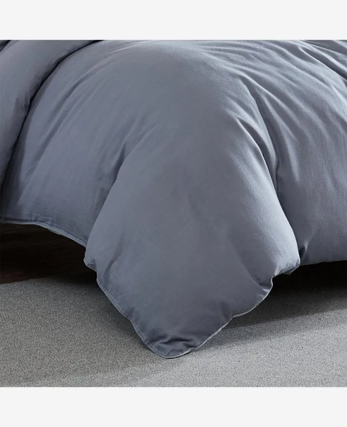Kenneth Cole Bedding MenWomen Organic Cotton Grey Duvet Cover Set Grey Kenneth Cole Bedding MenWomen Organic Cotton Grey Duvet Cover Set Grey