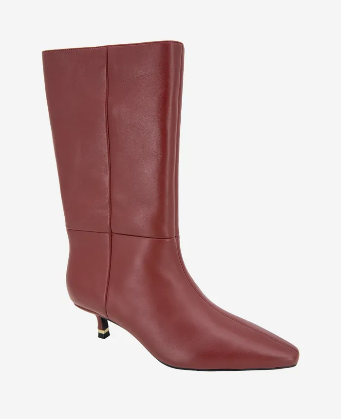 Kenneth Cole Boots and Booties Women Meryl Leather Bootie Red Kenneth Cole Boots and Booties Women Meryl Leather Bootie Red