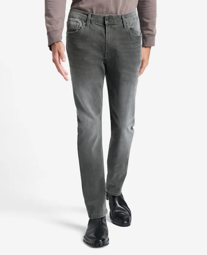 Kenneth Cole Denim Men SlimFit Recycled Stretch Denim Jeans Grey