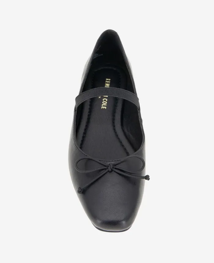 Kenneth Cole Flats and Loafers Women Myra Leather Ballet Flat Black Kenneth Cole Flats and Loafers Women Myra Leather Ballet Flat Black