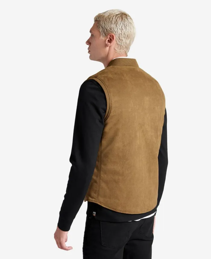 Kenneth Cole Jackets and Outerwear Men Reversible Vest Beige
