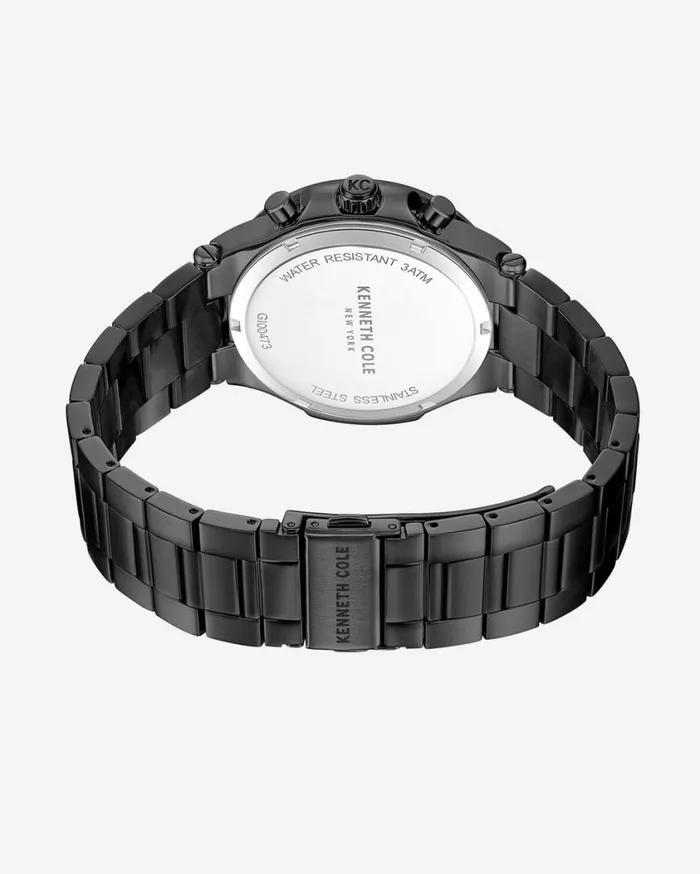 Kenneth Cole Mens Men Kenneth Cole Contrast Dress Sport Watch Black Kenneth Cole Mens Men Kenneth Cole Contrast Dress Sport Watch Black