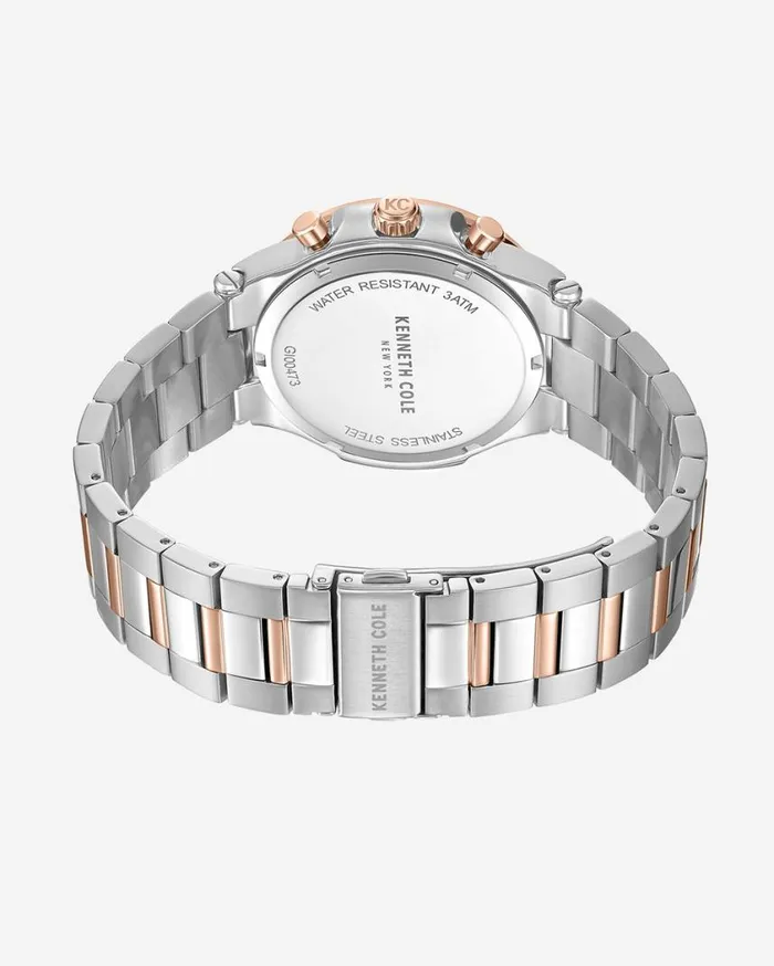 Kenneth Cole Mens Men Kenneth Cole Contrast Dress Sport Watch Metallic Kenneth Cole Mens Men Kenneth Cole Contrast Dress Sport Watch Metallic