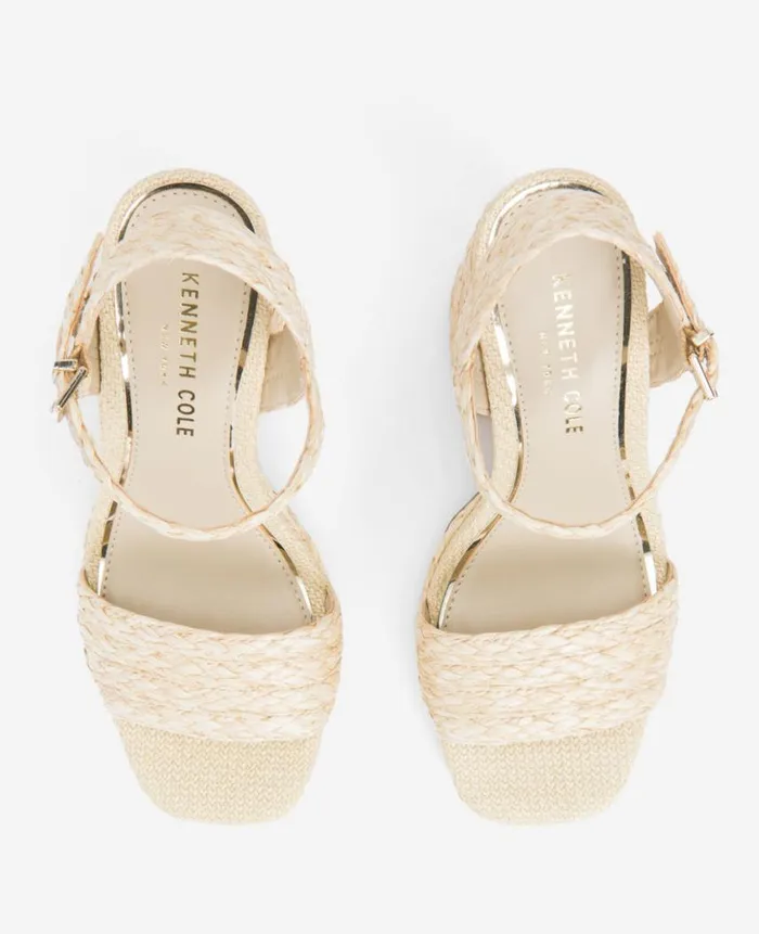 Kenneth Cole Pumps and Heels Women Dolly Ankle Strap Platform Heeled Sandal Tan Kenneth Cole Pumps and Heels Women Dolly Ankle Strap Platform Heeled Sandal Tan