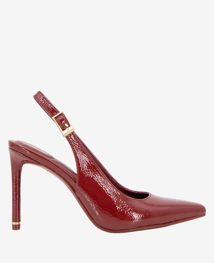 Kenneth Cole Pumps and Heels Women Quinnly Patent Slingback Heel Red