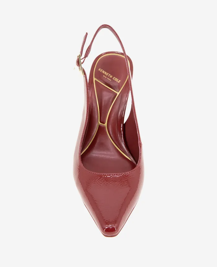 Kenneth Cole Pumps and Heels Women Quinnly Patent Slingback Heel Red