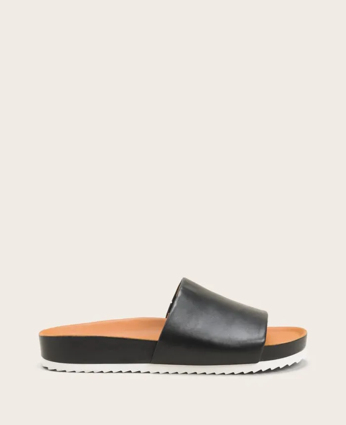 Kenneth Cole Sandals Men GENTLE SOULS 8211 Montauk One Band Sandal Black