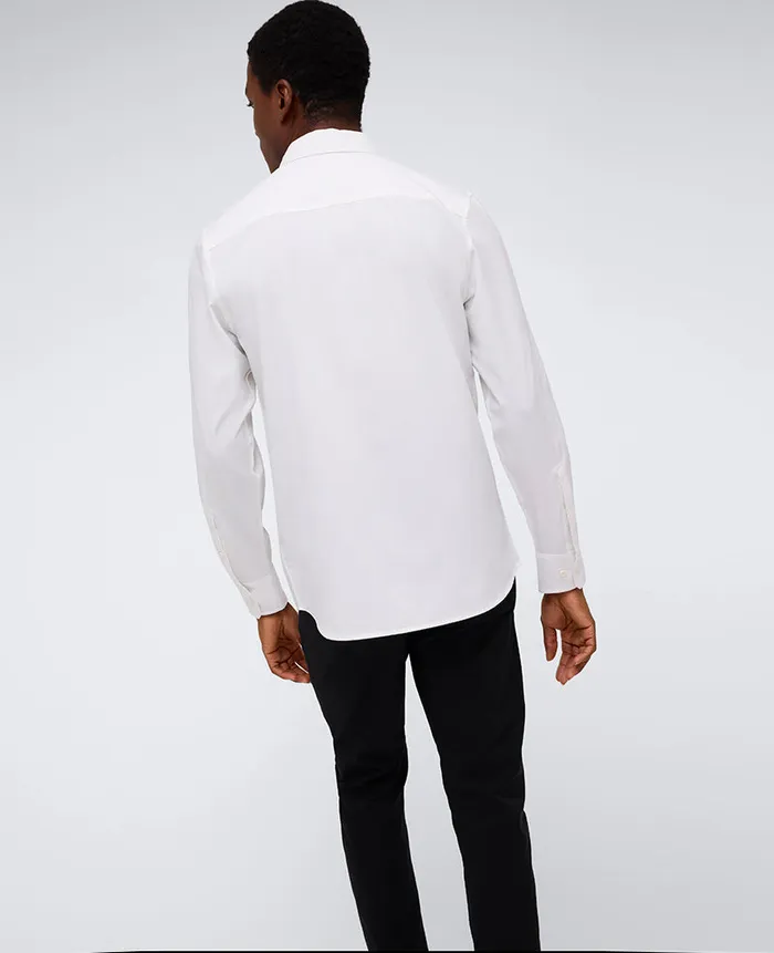 Kenneth Cole Shirts Men Performance Slim Fit Button Down Shirt White Kenneth Cole Shirts Men Performance Slim Fit Button Down Shirt White