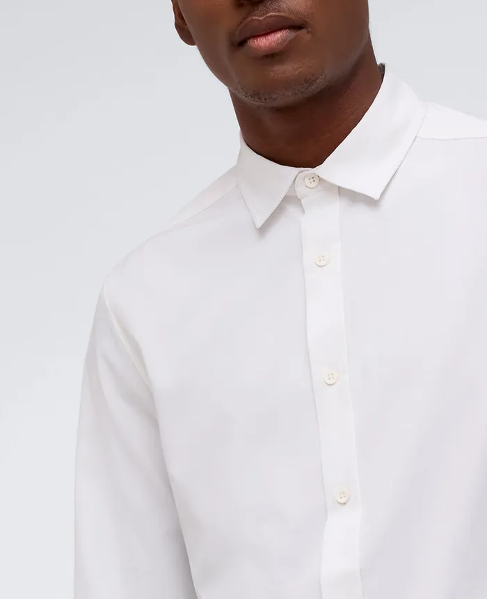 Kenneth Cole Shirts Men Performance Slim Fit Button Down Shirt White Kenneth Cole Shirts Men Performance Slim Fit Button Down Shirt White