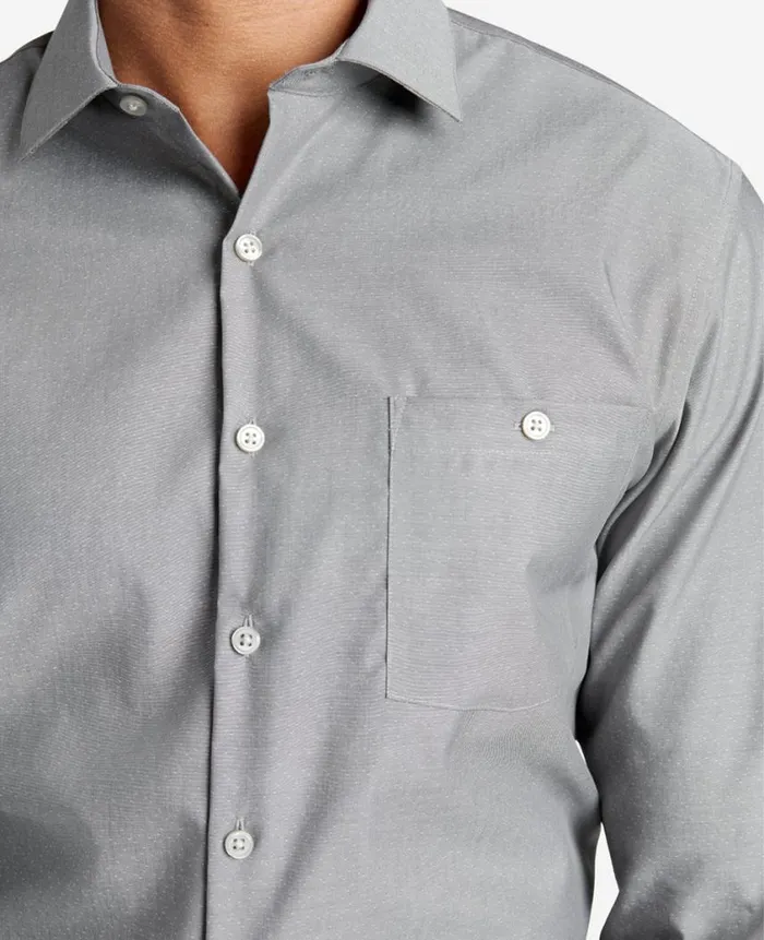 Kenneth Cole Shirts Men Slim Fit Kenneth Cole New York Stretch Collar Solid Dress Shirt Blue
