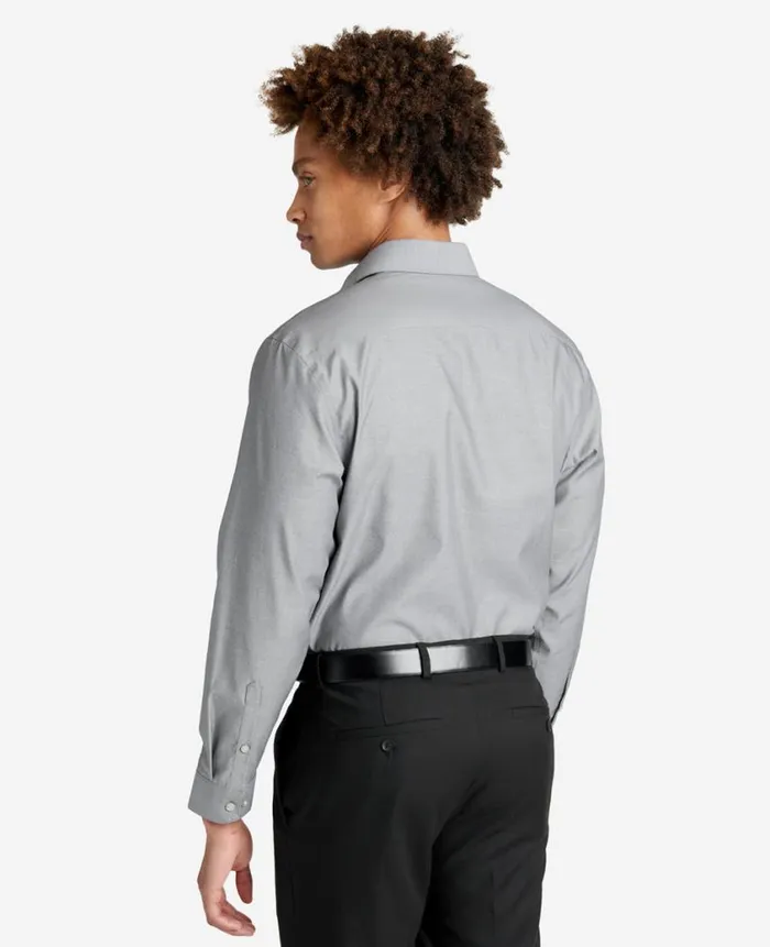 Kenneth Cole Shirts Men Slim Fit Kenneth Cole New York Stretch Collar Solid Dress Shirt Blue