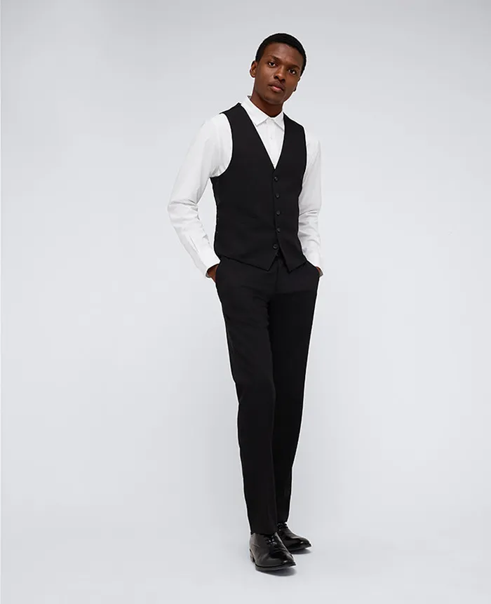 Kenneth Cole Suits and Suit Separates Men Ready Flex SlimFit Suit Separate Vest Black Kenneth Cole Suits and Suit Separates Men Ready Flex SlimFit Suit Separate Vest Black