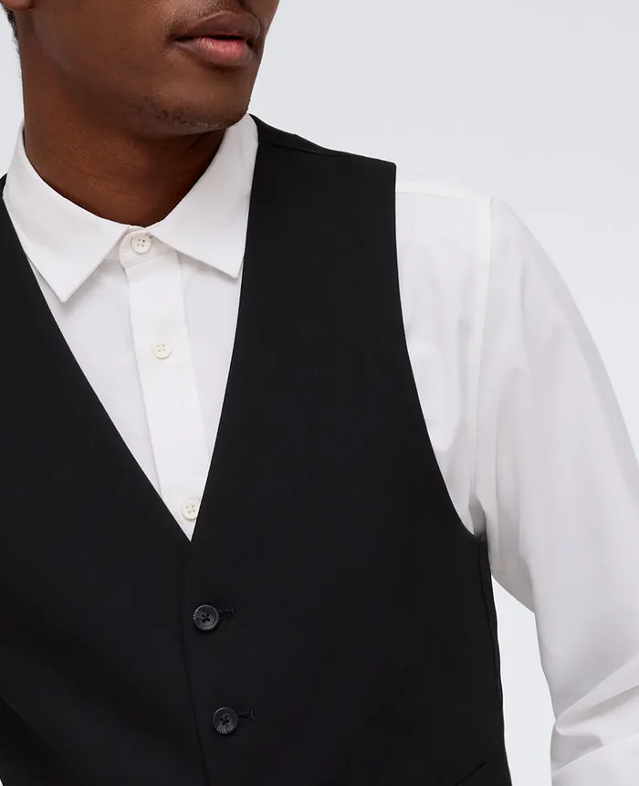 Kenneth Cole Suits and Suit Separates Men Ready Flex SlimFit Suit Separate Vest Black Kenneth Cole Suits and Suit Separates Men Ready Flex SlimFit Suit Separate Vest Black
