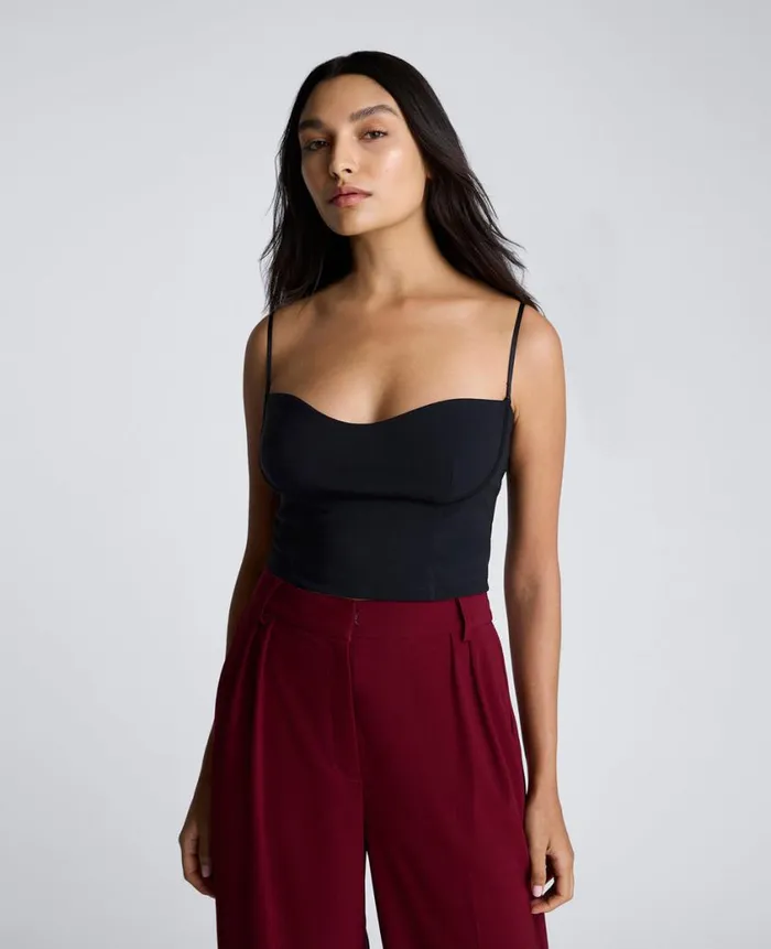 Kenneth Cole Tops Women Bustier Cami Black