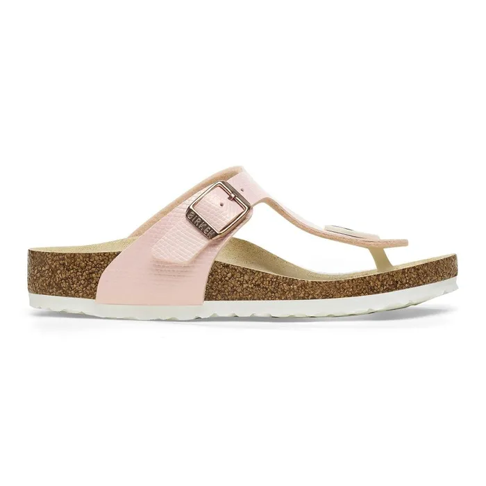 Kids Birkenstock Thong Gizeh Bs Shiny Light Rose