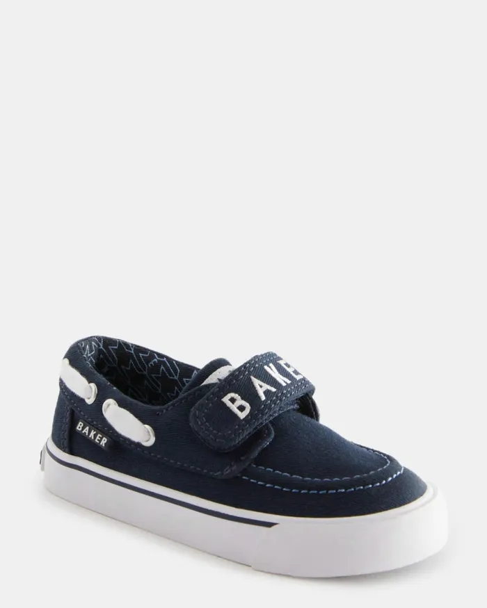 Kids CHAVDAR 8211 Branded Strap Boat Shoes Navy Ted Baker Younger Boys Kids CHAVDAR 8211 Branded Strap Boat Shoes Navy Ted Baker Younger Boys