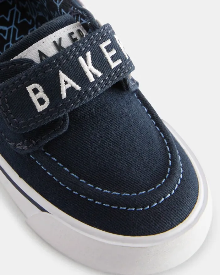 Kids CHAVDAR 8211 Branded Strap Boat Shoes Navy Ted Baker Younger Boys Kids CHAVDAR 8211 Branded Strap Boat Shoes Navy Ted Baker Younger Boys