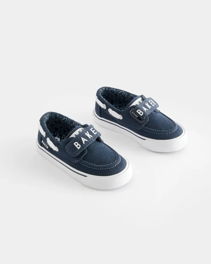Kids CHAVDAR 8211 Branded Strap Boat Shoes Navy Ted Baker Younger Boys Kids CHAVDAR 8211 Branded Strap Boat Shoes Navy Ted Baker Younger Boys