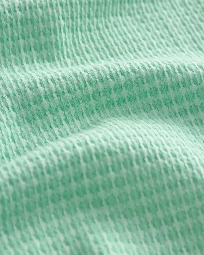Kids DECEBAL 8211 Textured Polo Shirt With Logo Patch Green Ted Baker Tops Kids DECEBAL 8211 Textured Polo Shirt With Logo Patch Green Ted Baker Tops