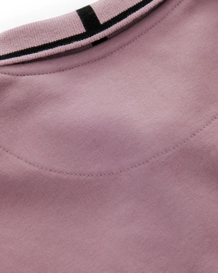 Kids DORU 8211 Branded Panel Cotton Polo Shirt Pink Ted Baker Tops