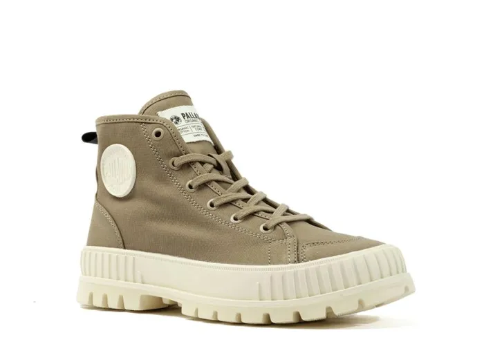 Kids PALLASHOCK ORGANIC 2 Dusky Green PALLADIUM Boots
