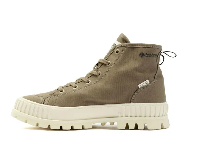 Kids PALLASHOCK ORGANIC 2 Dusky Green PALLADIUM Boots