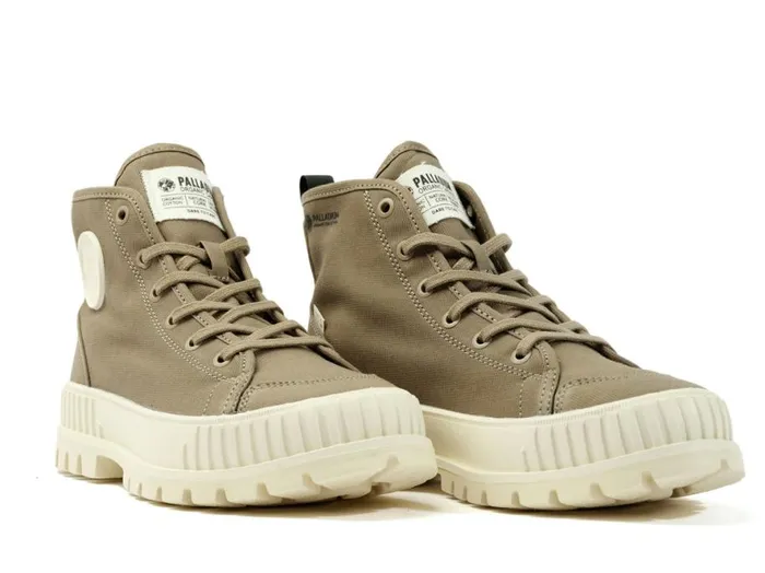Kids PALLASHOCK ORGANIC 2 Dusky Green PALLADIUM Boots