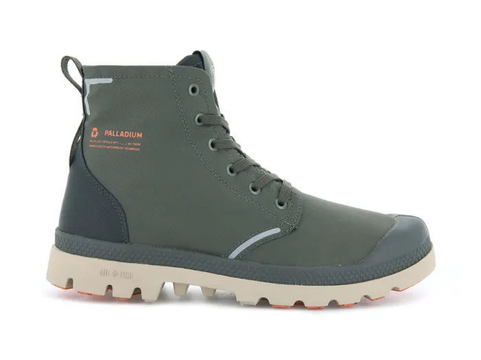 Kids PAMPA LITE RECYCLE WP Olive Nightbeluga PALLADIUM Boots