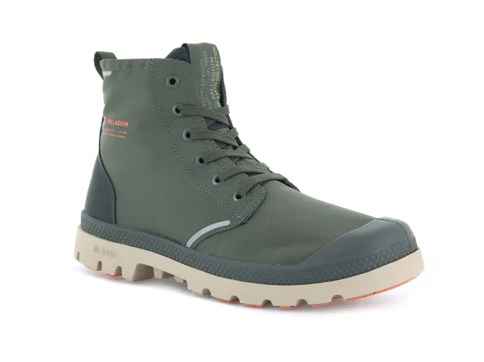 Kids PAMPA LITE RECYCLE WP Olive Nightbeluga PALLADIUM Boots