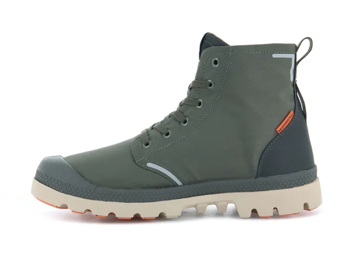 Kids PAMPA LITE RECYCLE WP Olive Nightbeluga PALLADIUM Boots