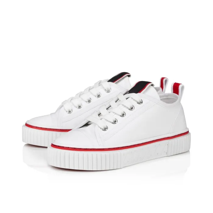 Kids Pedrito Sneakers 8211 Olona Canva 8211 White Christian Louboutin Sneakers