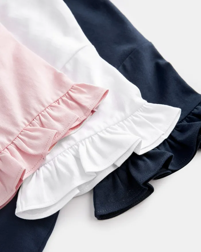 Kids POPPETT 8211 Three Pack Of Logo Frill Sleeve TShirts Multicoloured Ted Baker Playsuits and Sets Kids POPPETT 8211 Three Pack Of Logo Frill Sleeve TShirts Multicoloured Ted Baker Playsuits and Sets