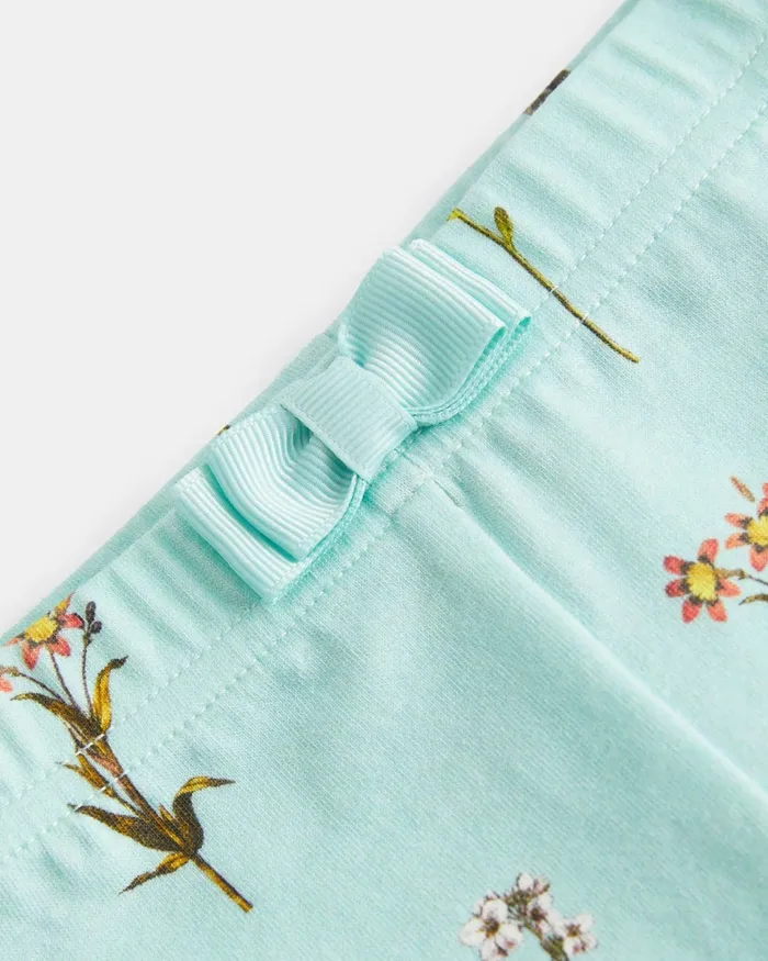 Kids SZOE 8211 Broderie Detail Top And Leggings Set Mint Ted Baker Playsuits and Sets