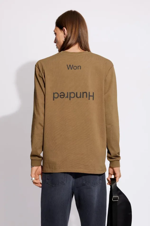 Kim Print LS 8211 Beech Men Won Hundred Tshirts and Tops