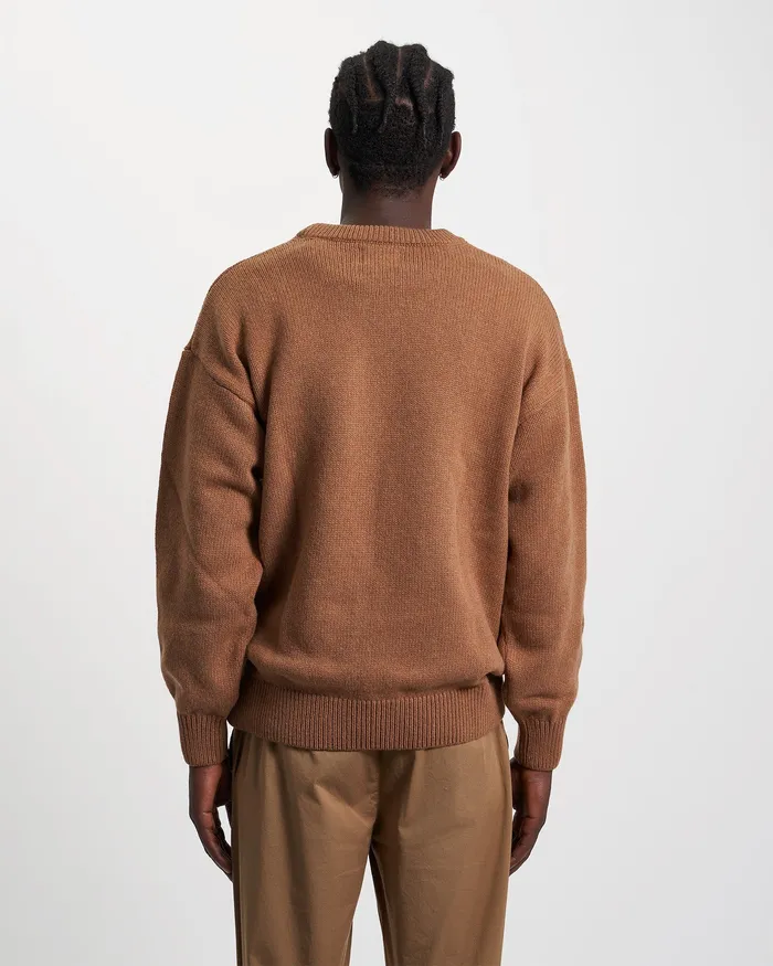 Knit Sweaters Oversized Merino Wool Crew 8211 Bubblegum Pink Colorfulstandard Men