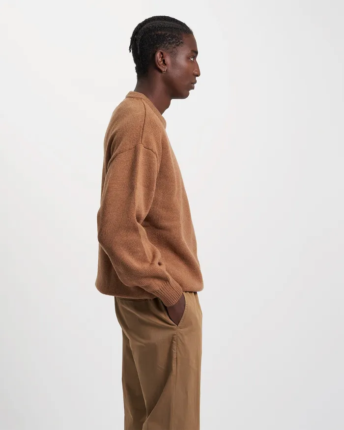Knit Sweaters Oversized Merino Wool Crew 8211 Bubblegum Pink Colorfulstandard Men
