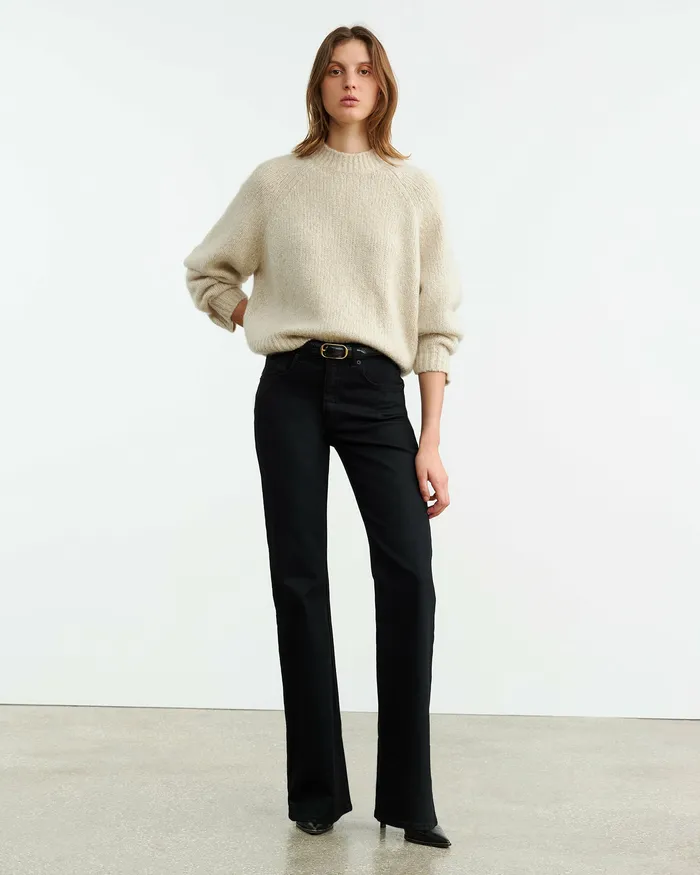 Knits and Sweaters TOMASO SWEATER Beige Melange 8211 Nili Lotan Women