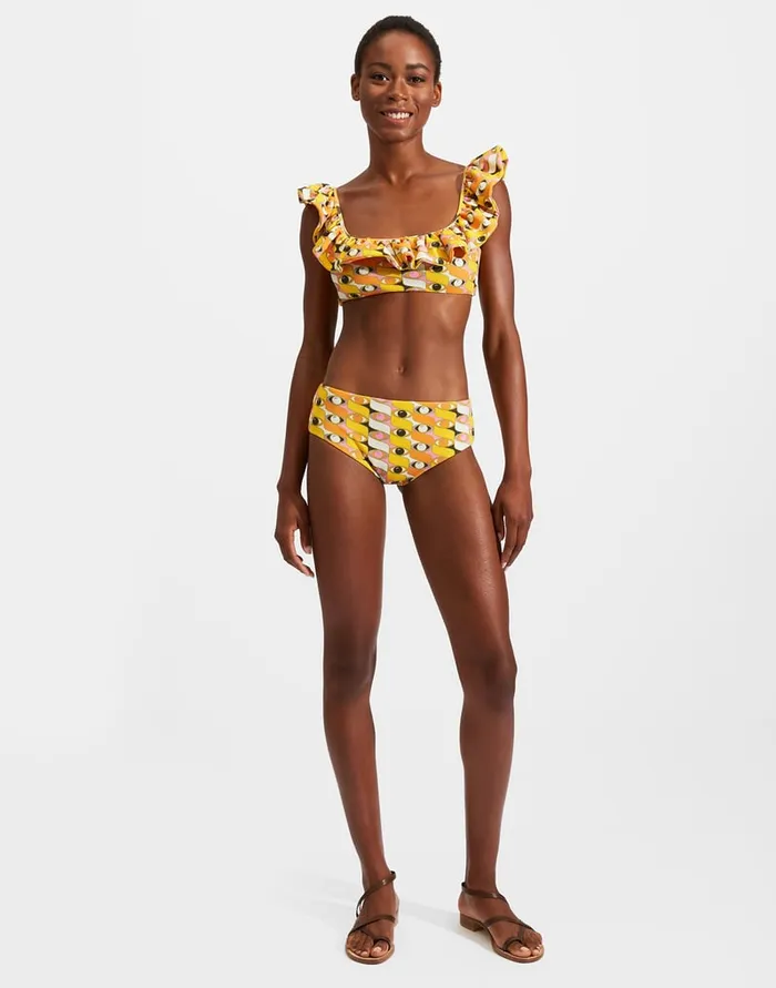La Doublej Boy Brief Third Eye In Lycra Women Swimwear
