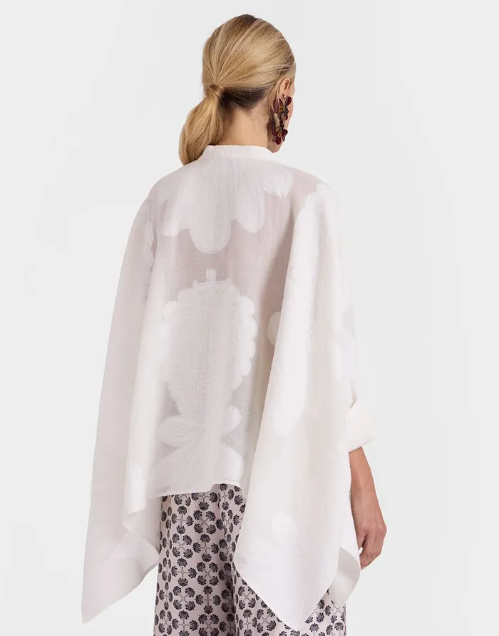 La Doublej Foulard Shirt Pineapple Lace In Jacquard Women Shirts and Tops