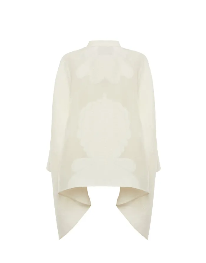 La Doublej Foulard Shirt Pineapple Lace In Jacquard Women Shirts and Tops