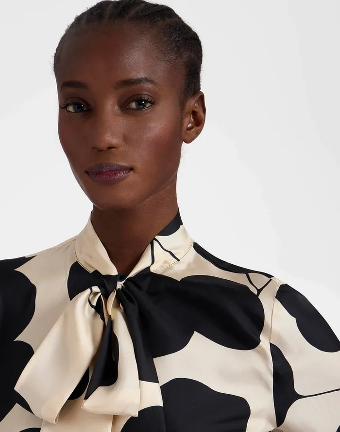 La Doublej Happy Wrist Top Lunaria Light Pink In Silk Twill Women Shirts and Tops