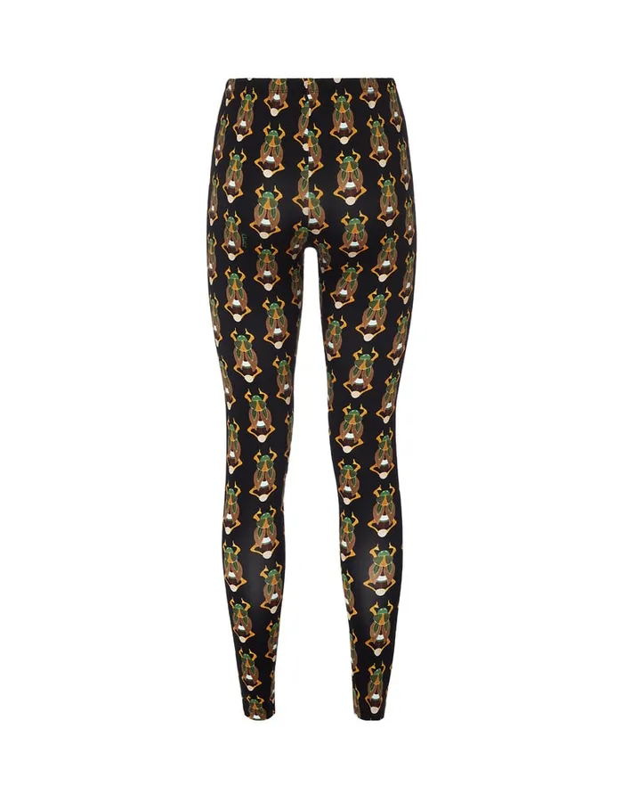 La Doublej Leggings Scarab Black In Skinny Jersey Women Loungewear